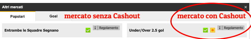 cashout scommesse